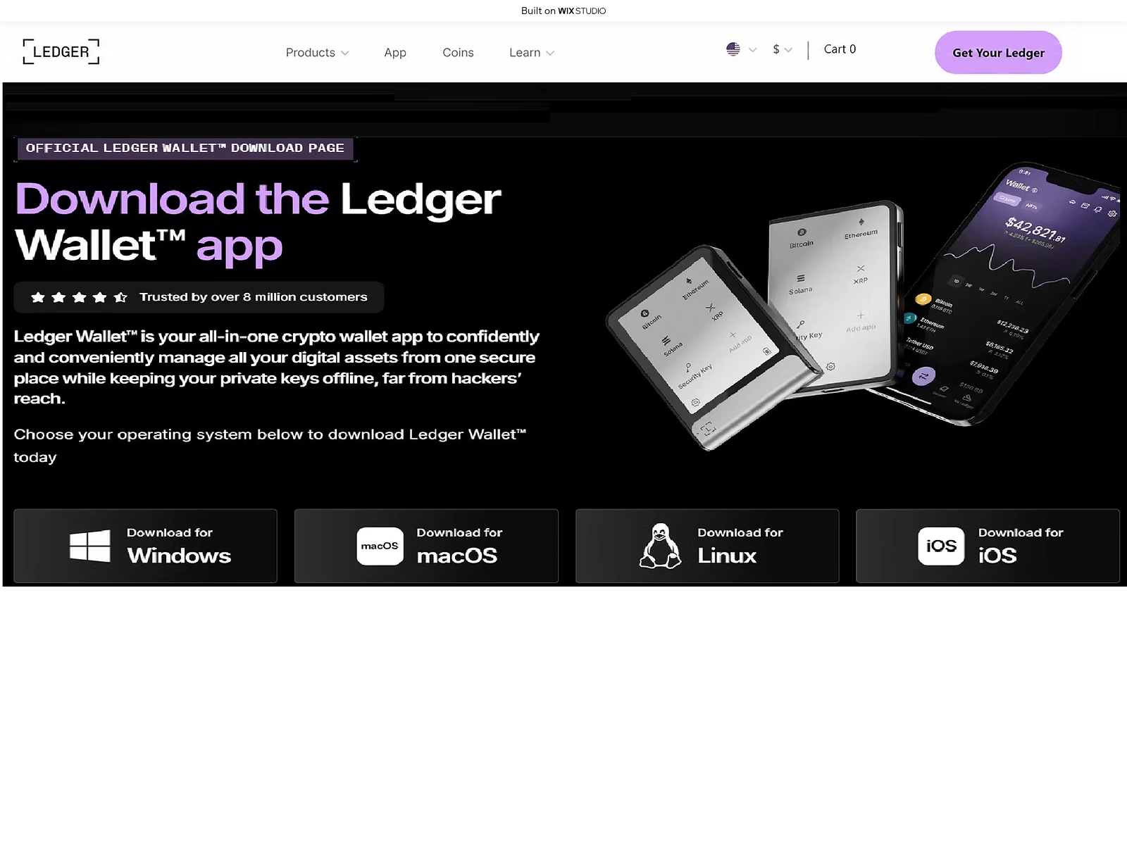 Screenshot of enlive-ledgar.wixstudio.com
