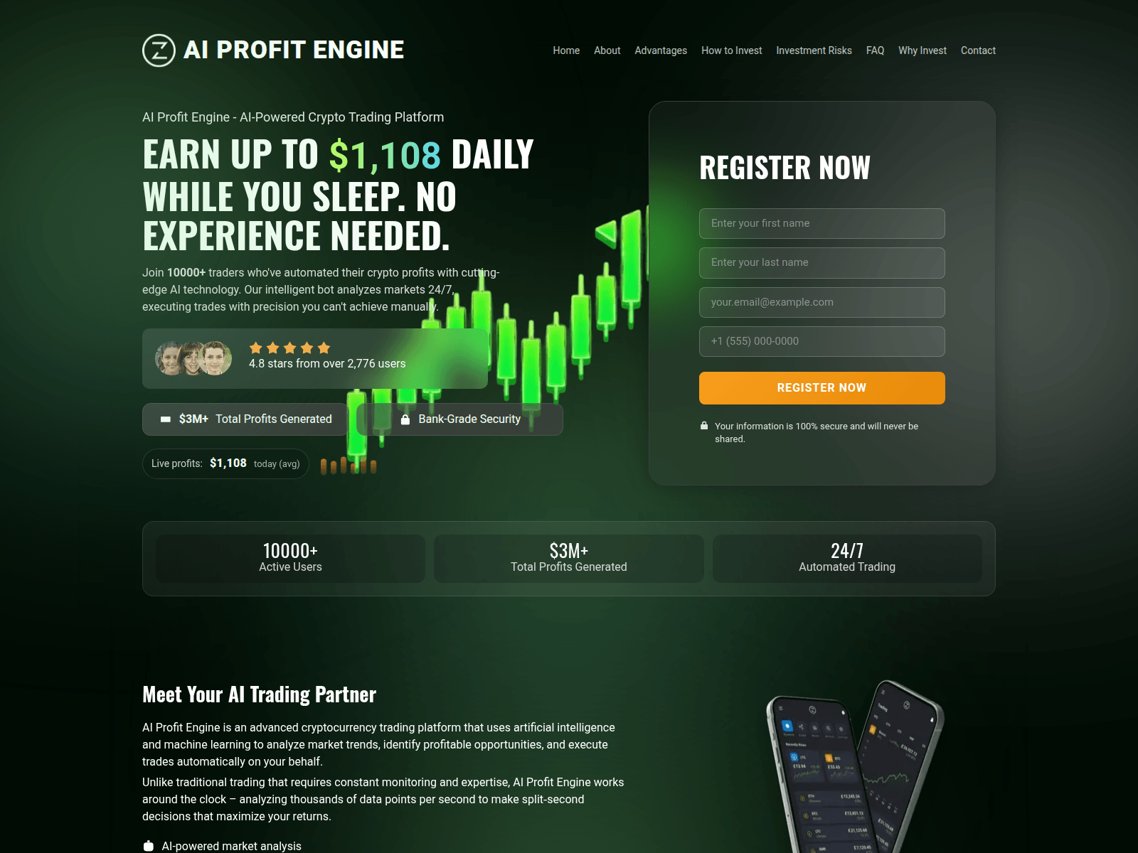 Screenshot of aiprofitengine.org