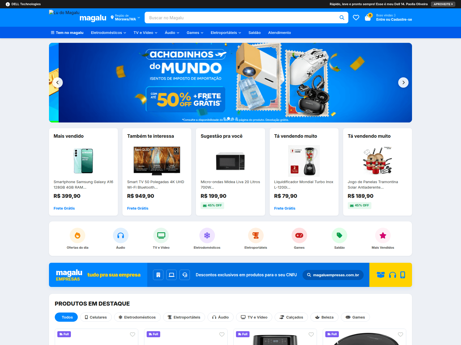 Screenshot of ofertasdehojeoficial.vip