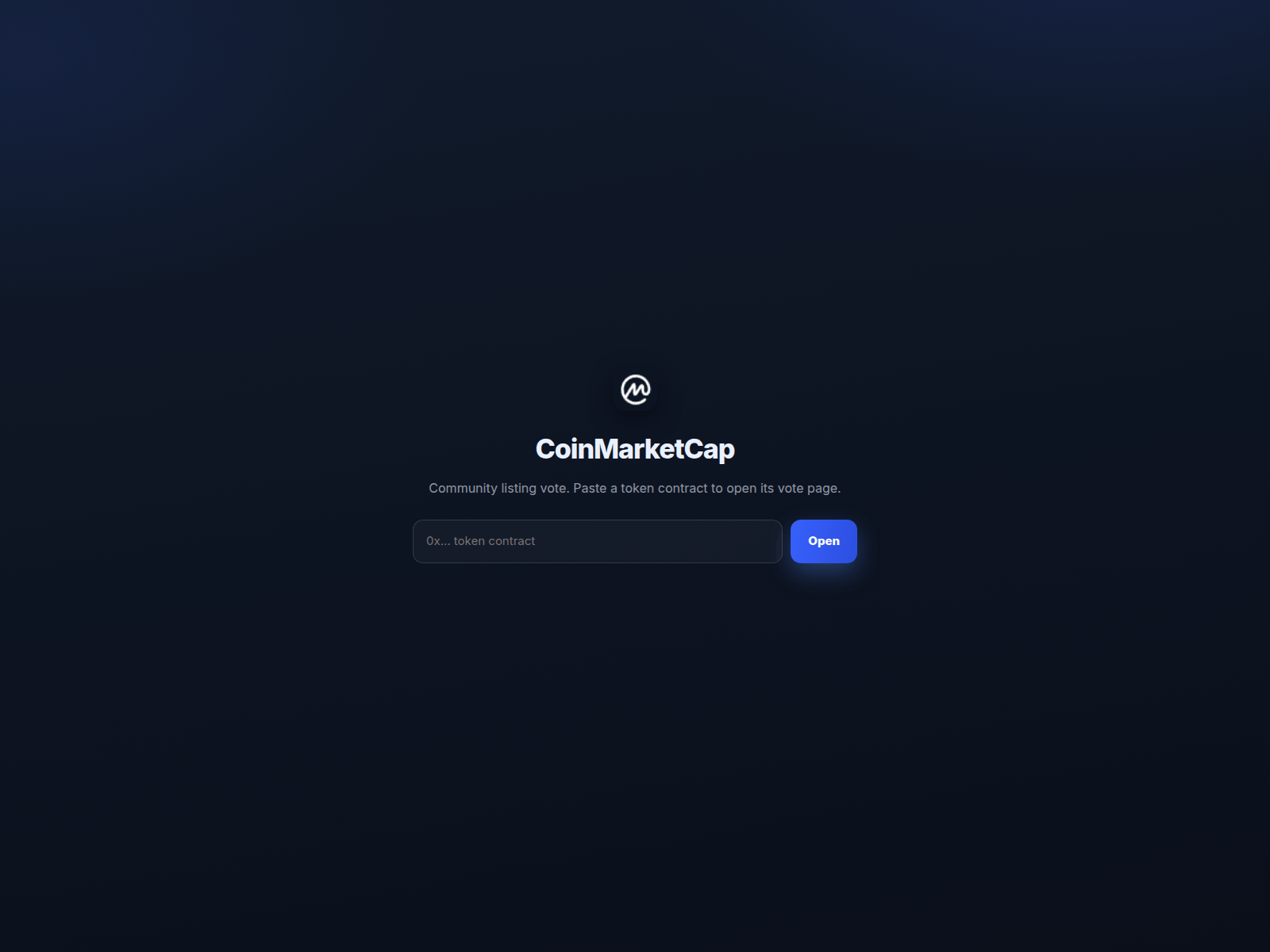 Screenshot of coinmarketcapblockvote-cc.netlify.app