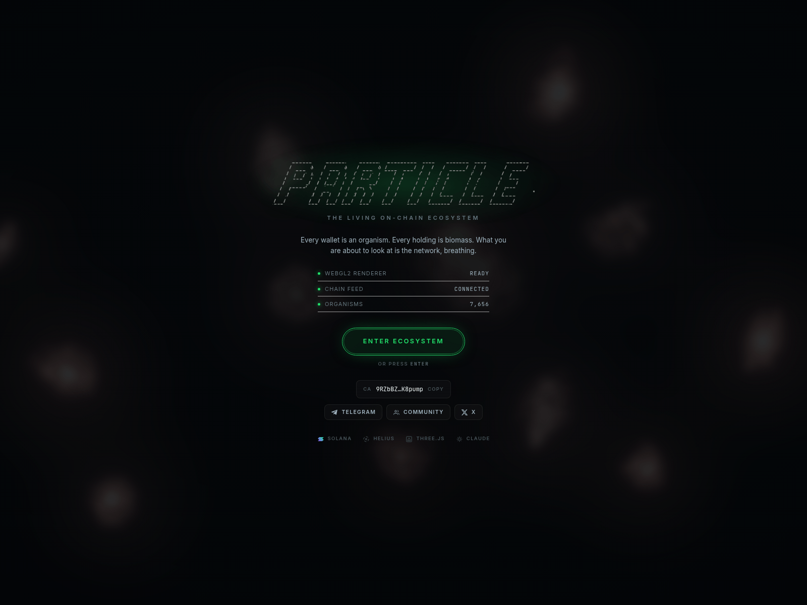 Screenshot of particlelife.fun