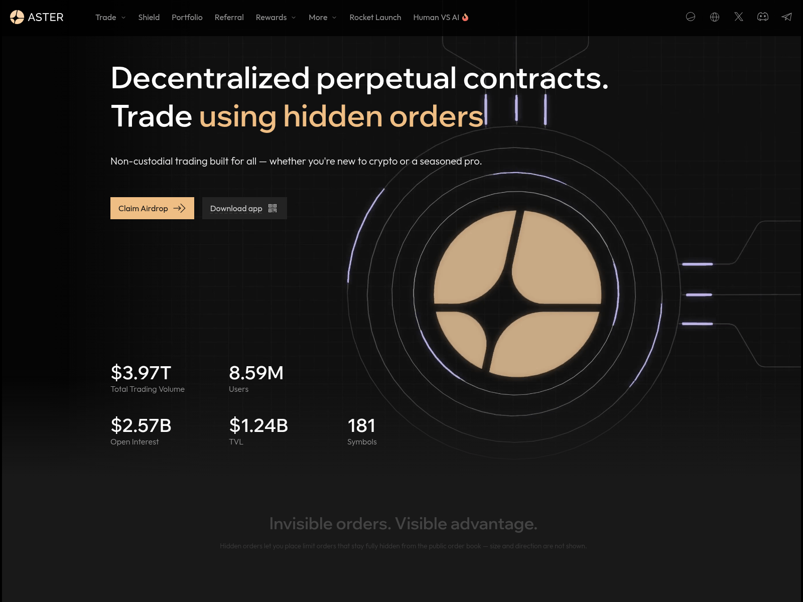 Screenshot of aster-tokenclaim.web.app