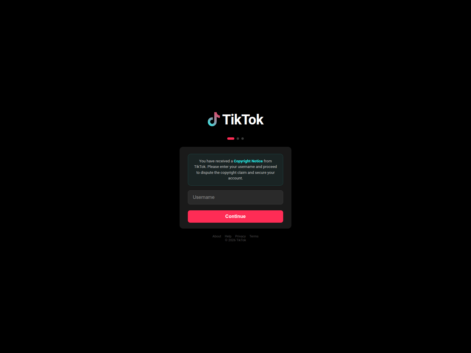 Screenshot of notifyforviolation.com