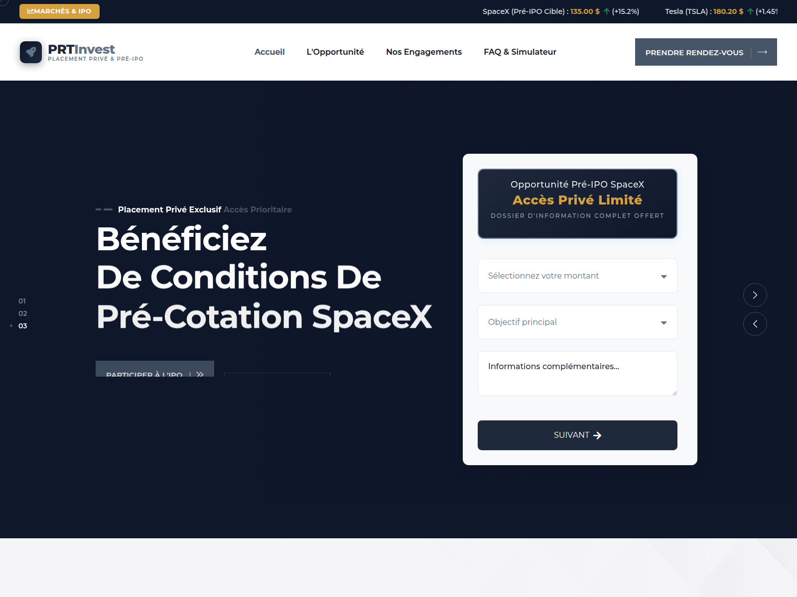 Screenshot of prt-invest.com