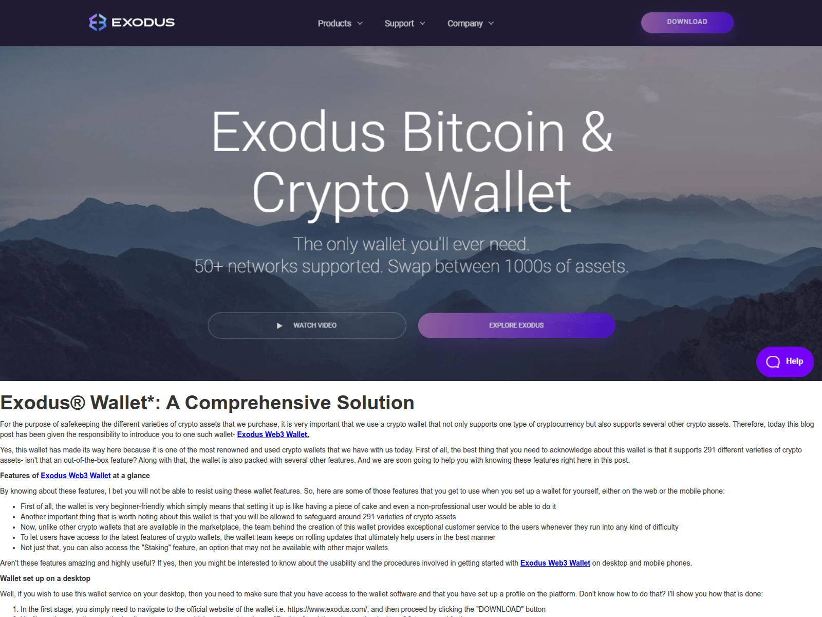 Screenshot of exudosdfsd3walet.webflow.io