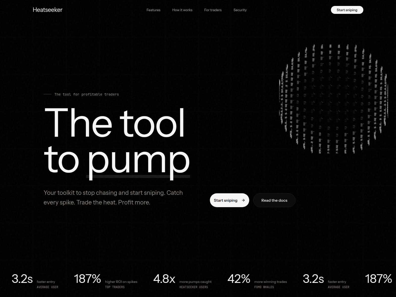 Screenshot of heatseeker.xyz