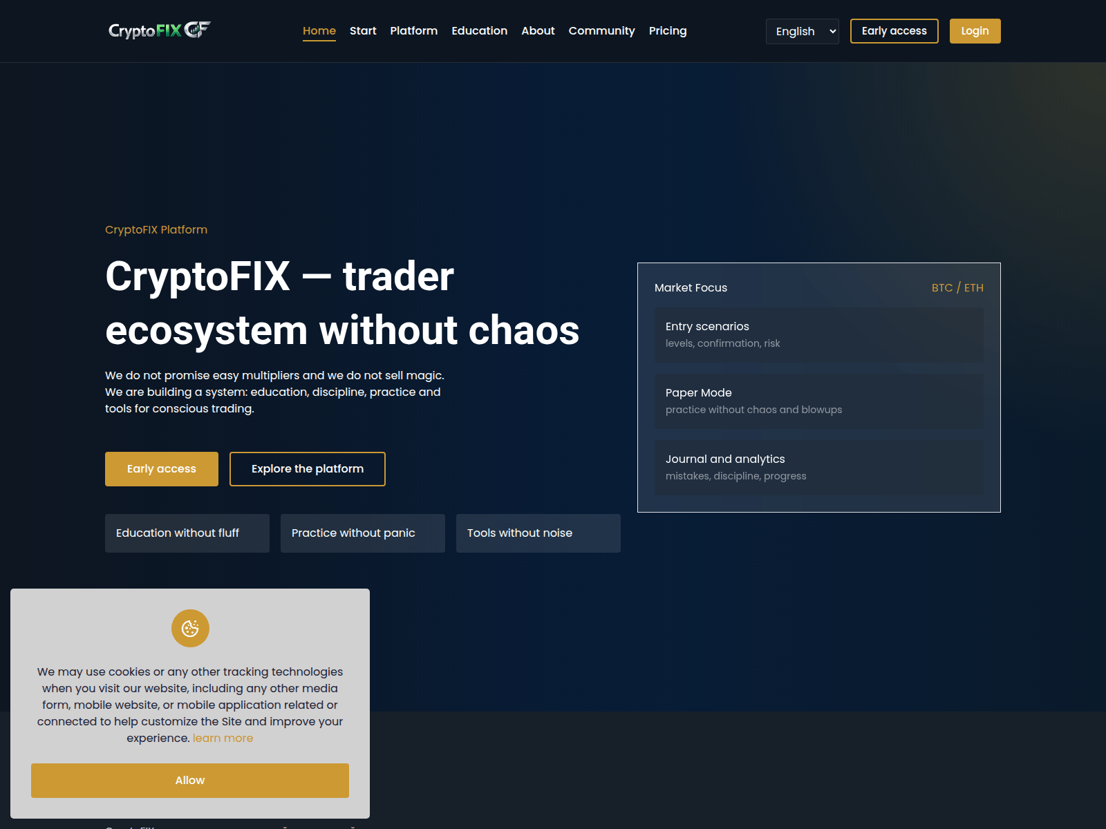 Screenshot of cryptofix.su