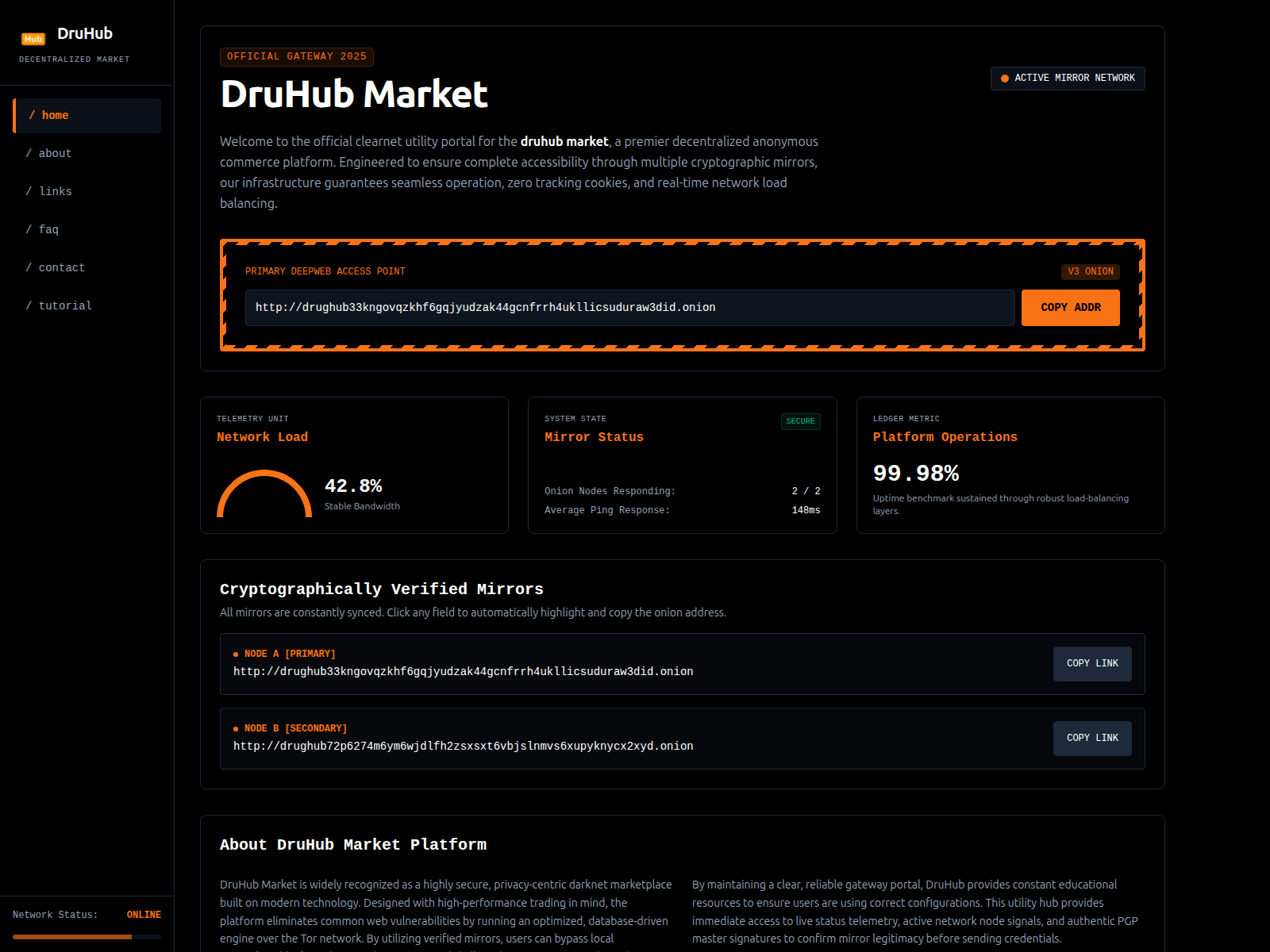 Screenshot of druhub-hub.digital
