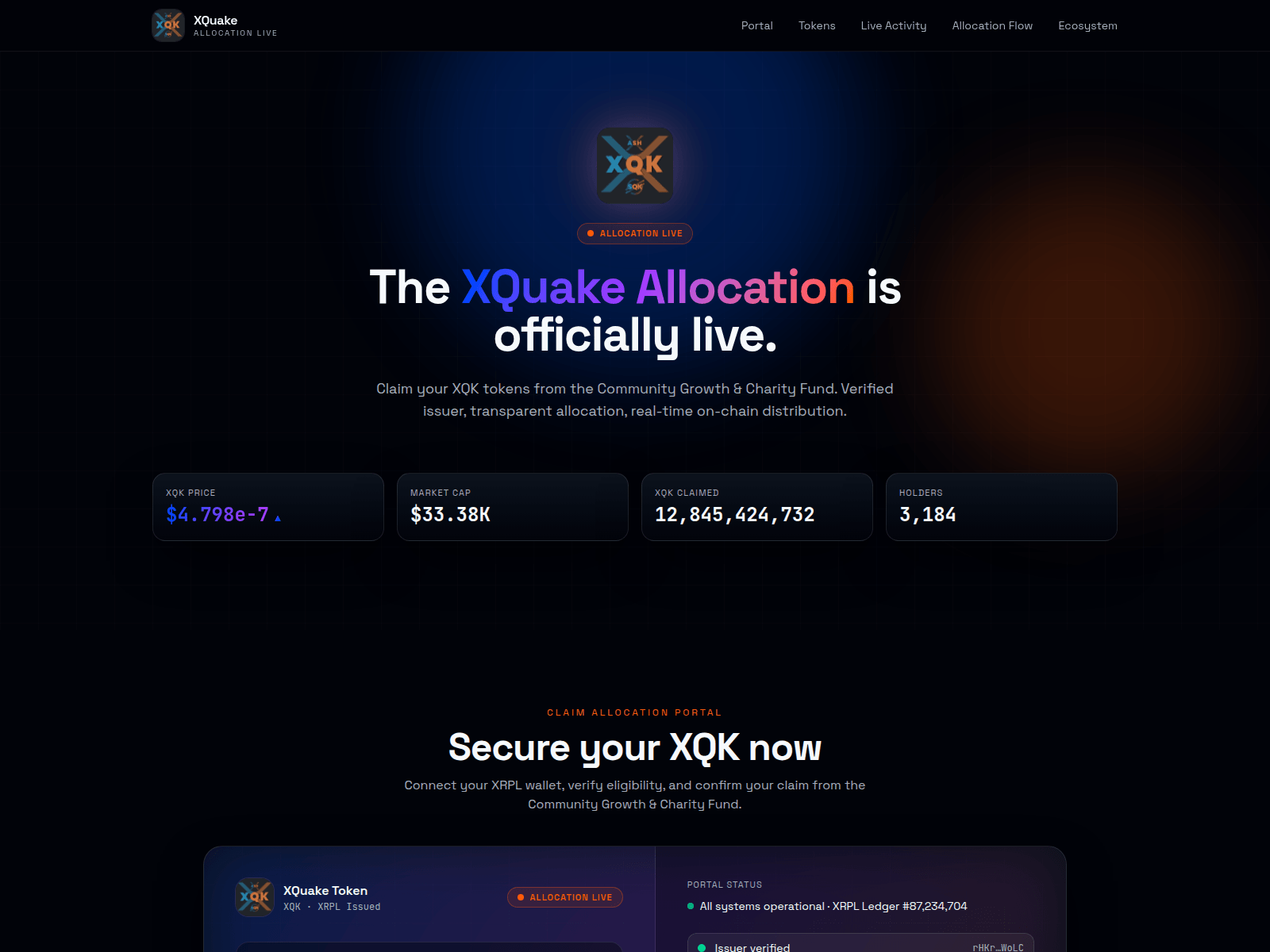Screenshot of xquake.info