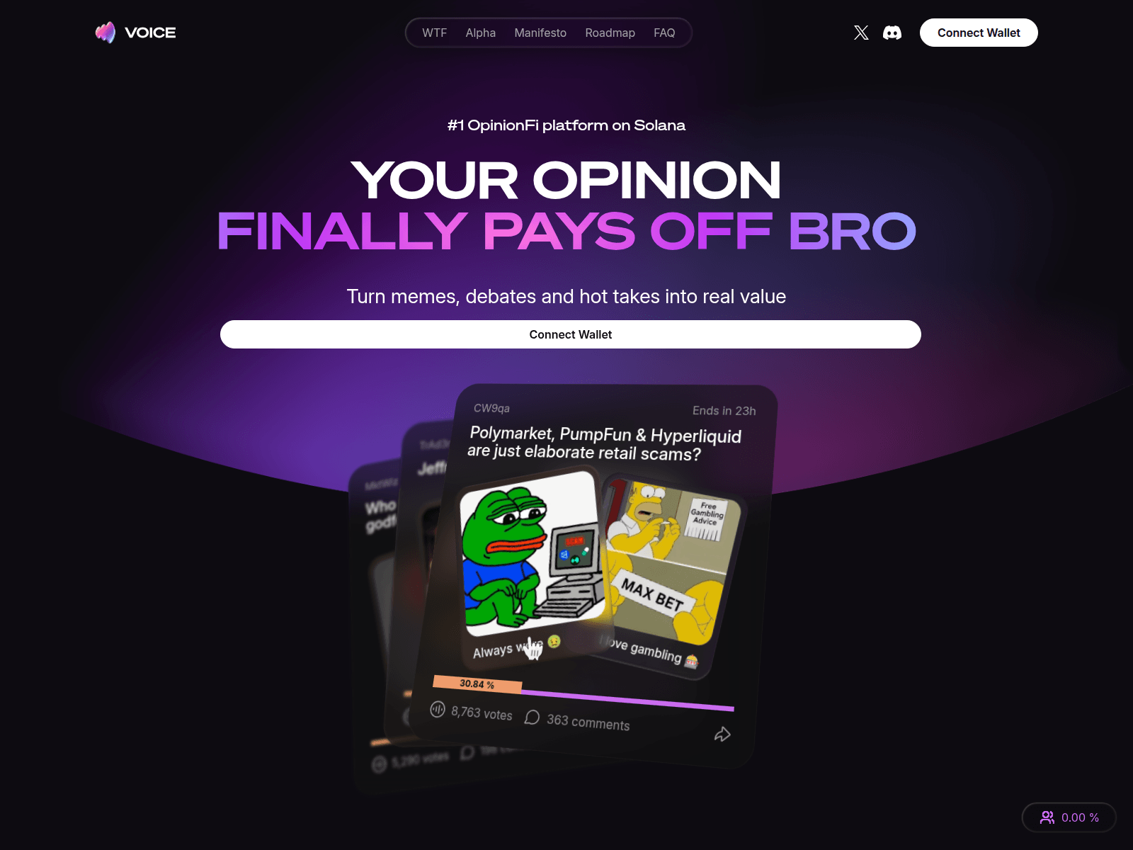 Screenshot of voicefun.live