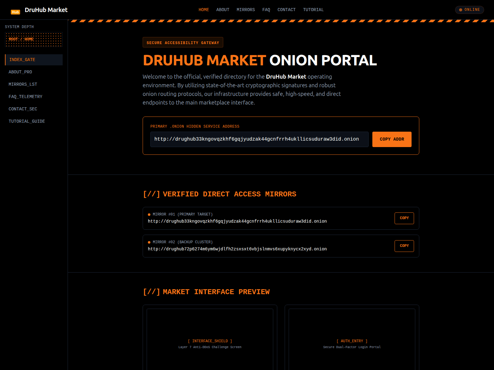 Screenshot of druhub-url.digital