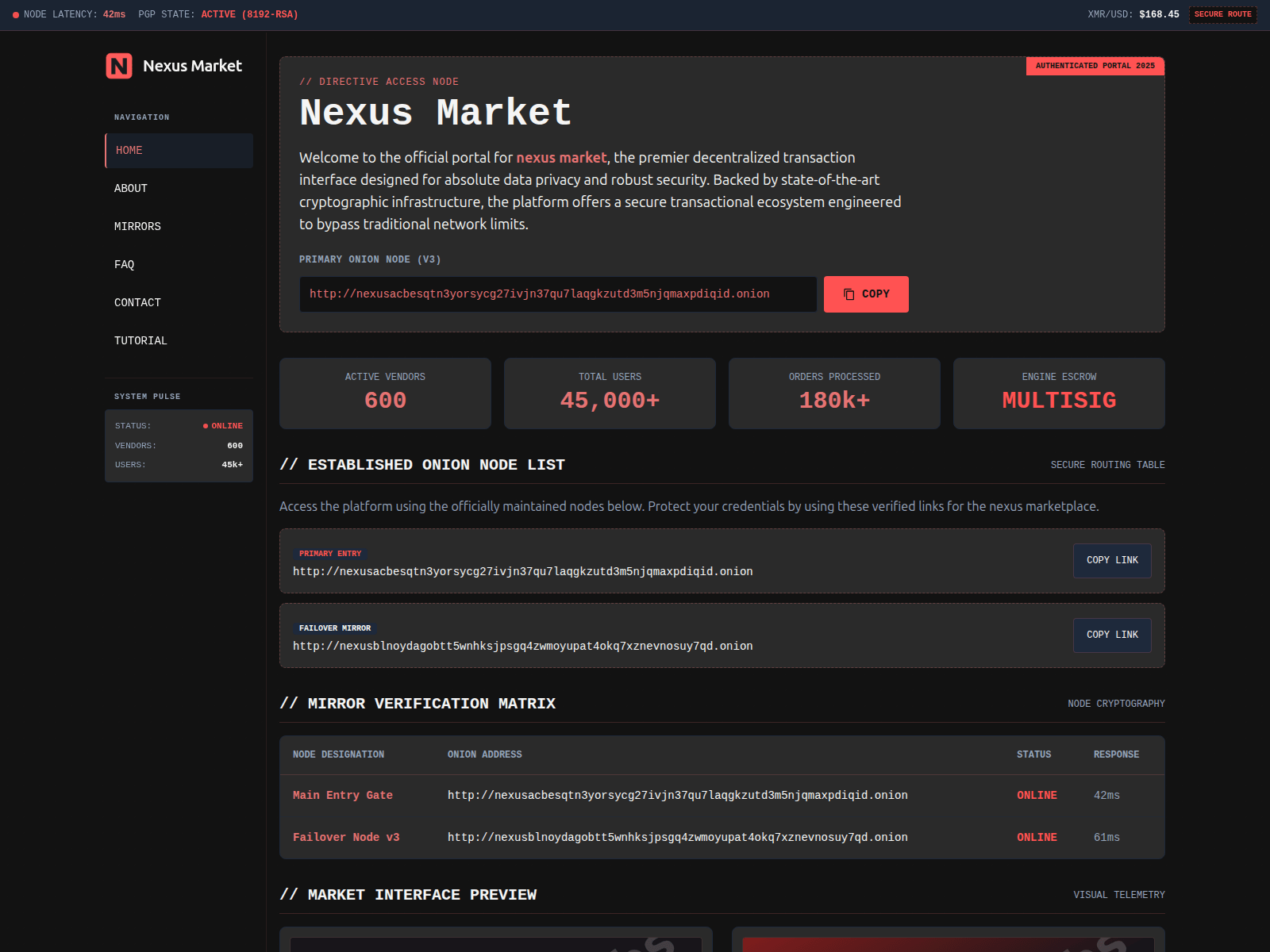 Screenshot of nexus-dark.sbs