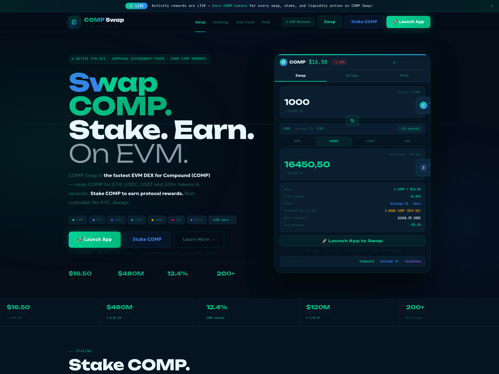 Screenshot of comp-swap.pro