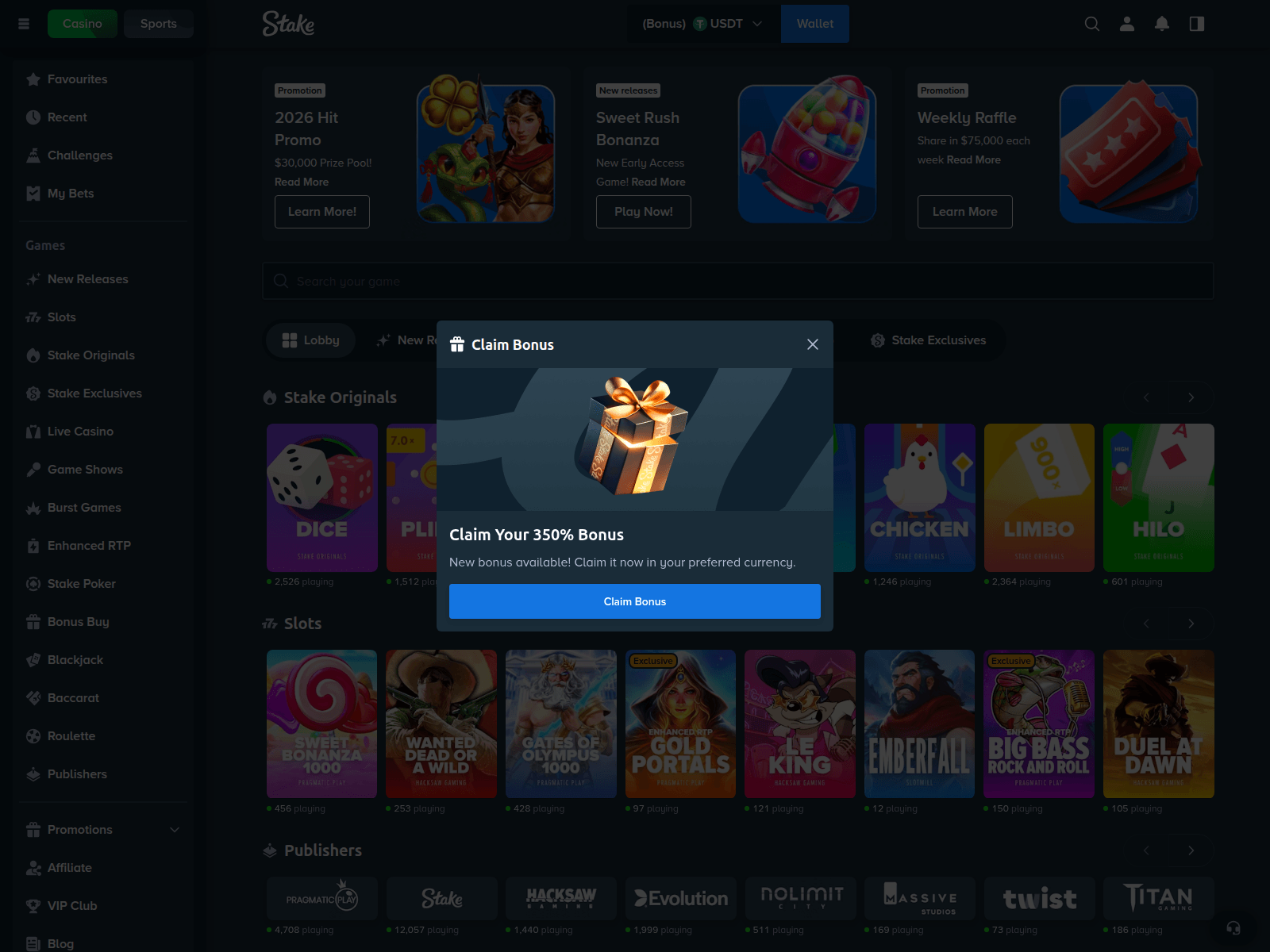 Screenshot of stake7013.com