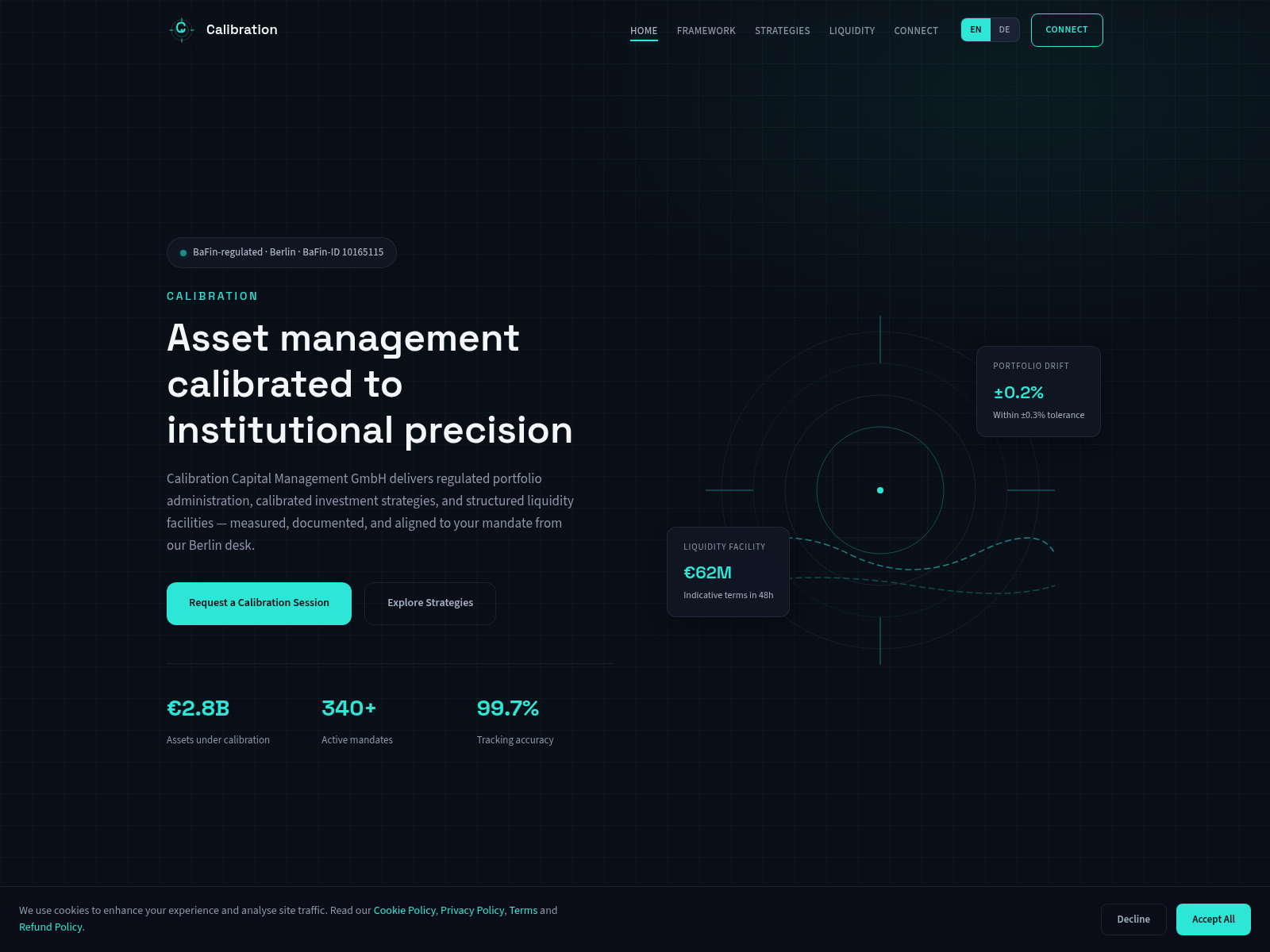 Screenshot of calibration-management.com