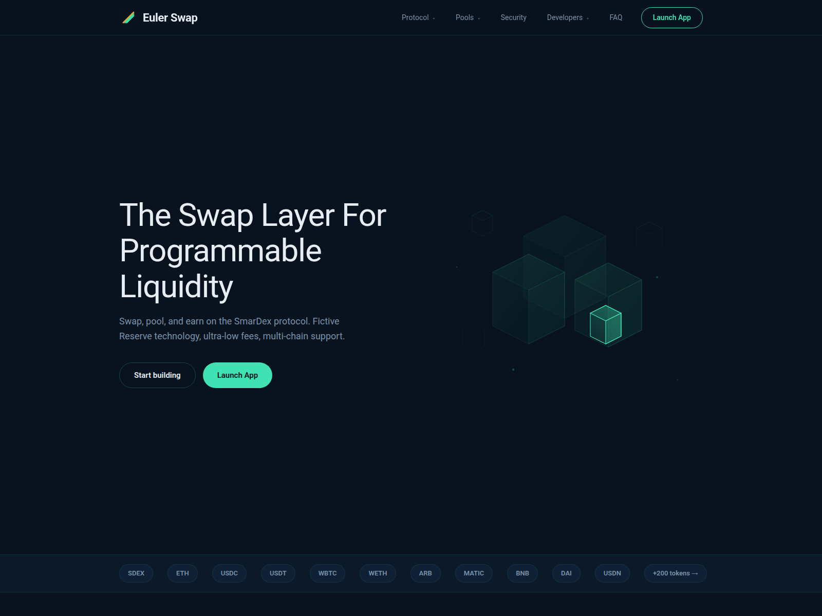 Screenshot of euler-swap.com