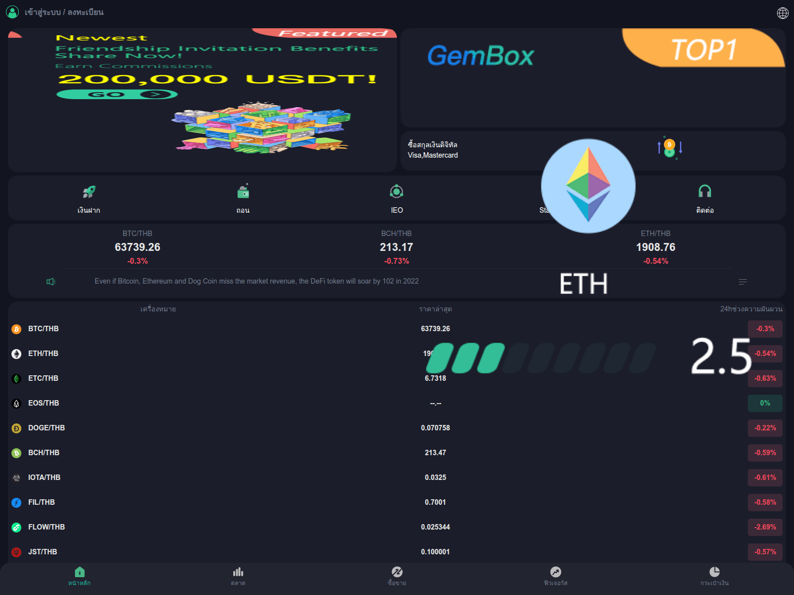 Screenshot of bitforex168.net