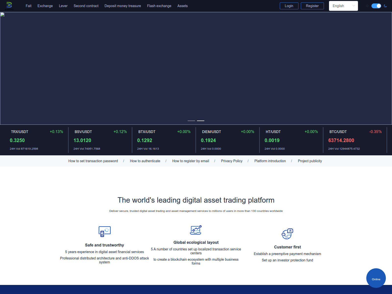 Screenshot of prosbybit.com