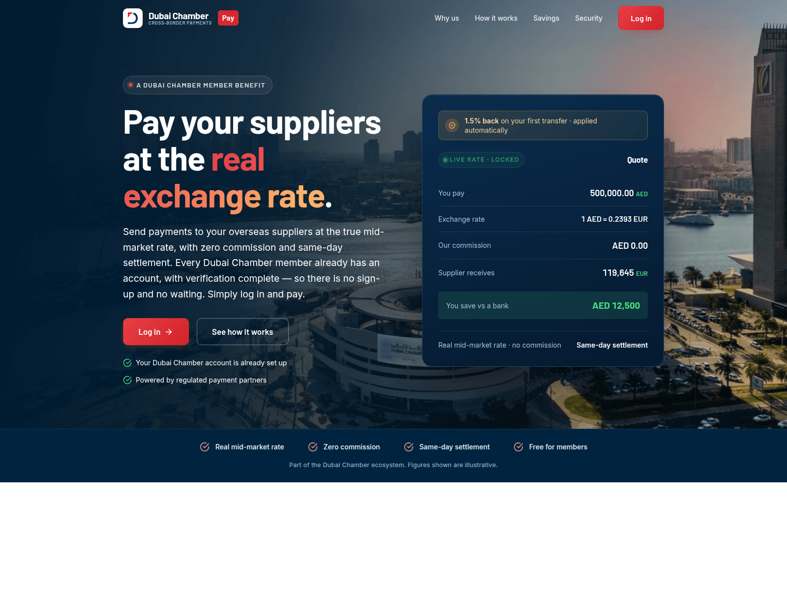 Screenshot of chamberspayments.com