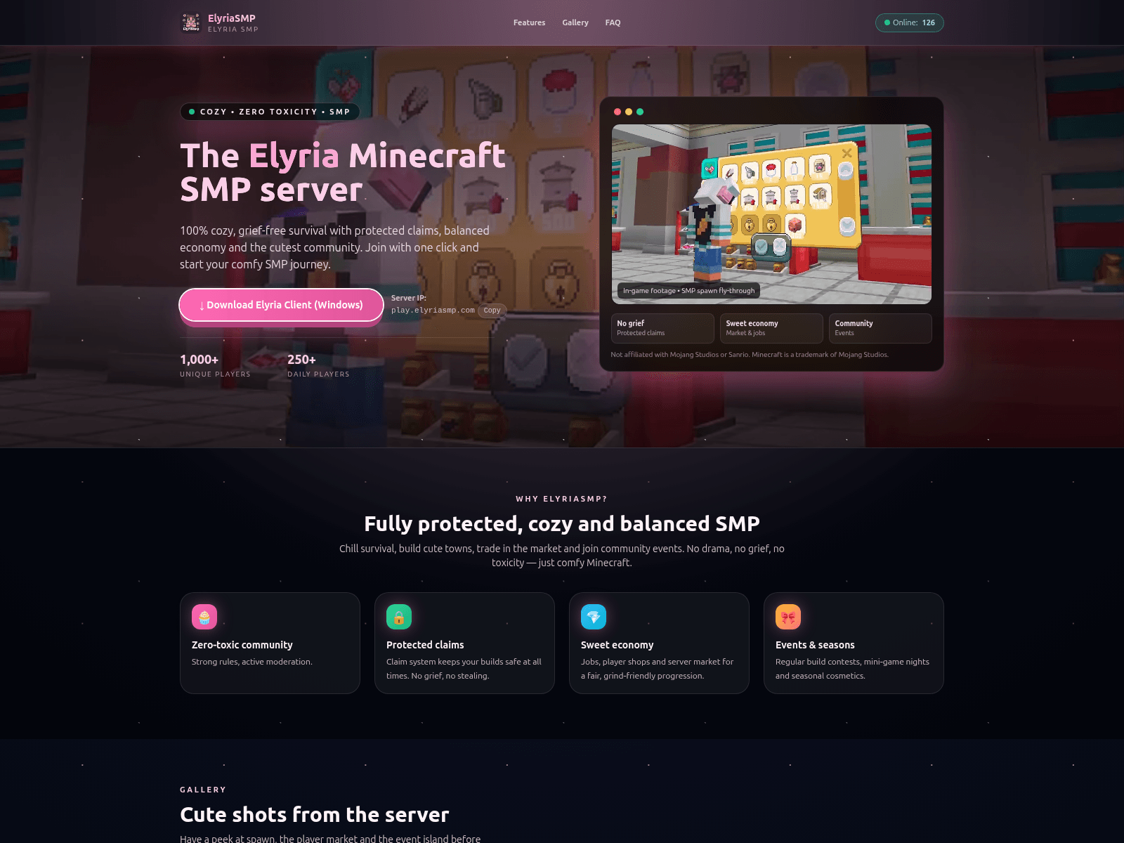 Screenshot of elyriasmp.com