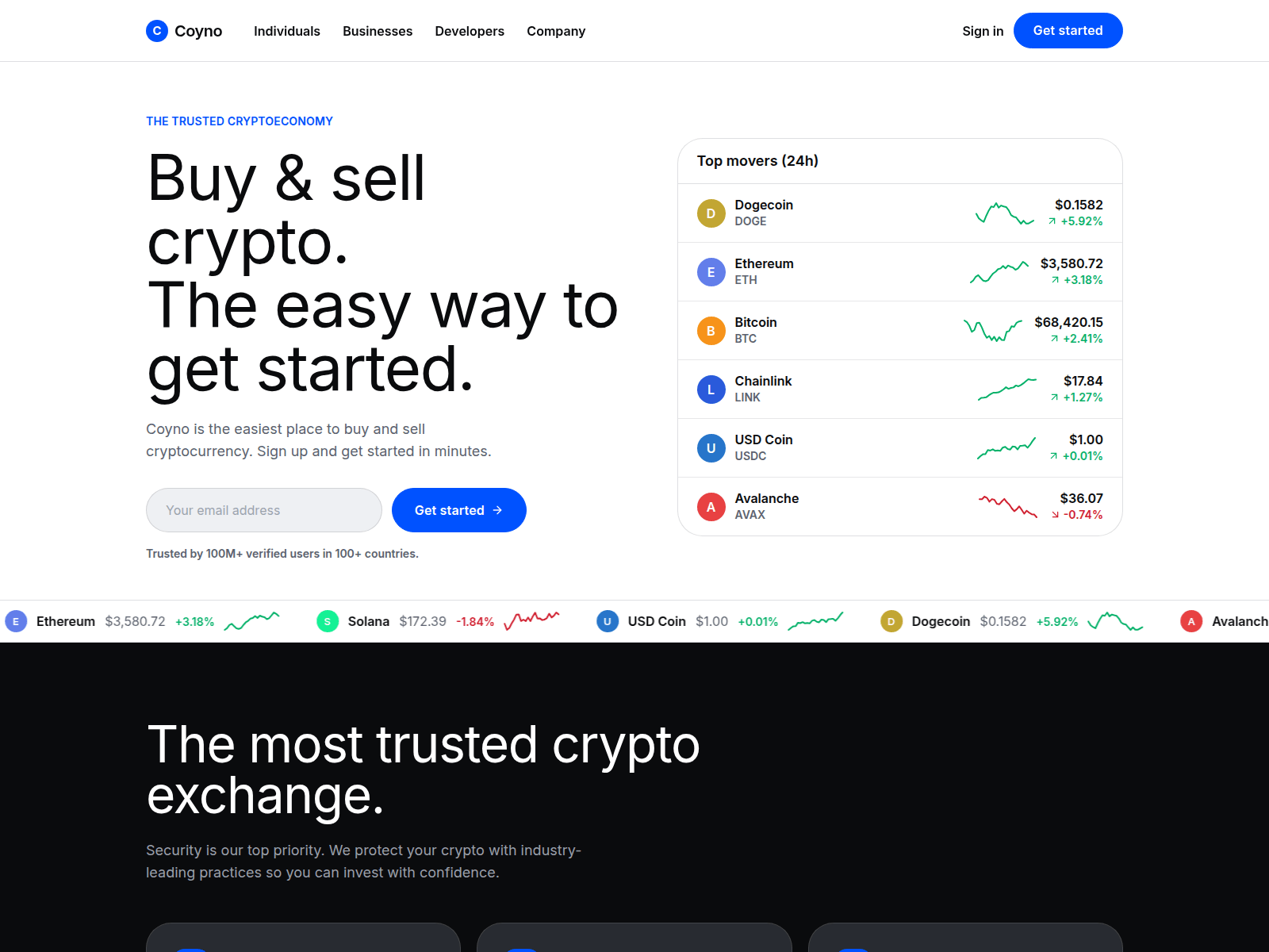 Screenshot of d26-coinbase.go2run.space