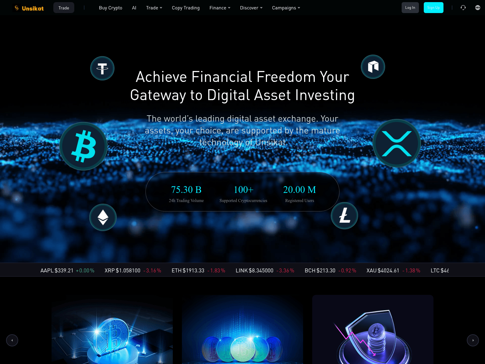 Screenshot of unsiker.cc