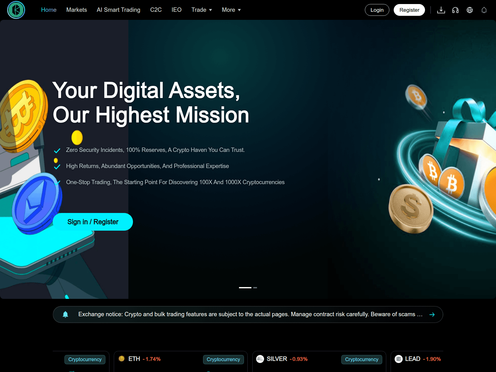 Screenshot of kybers-wap.com