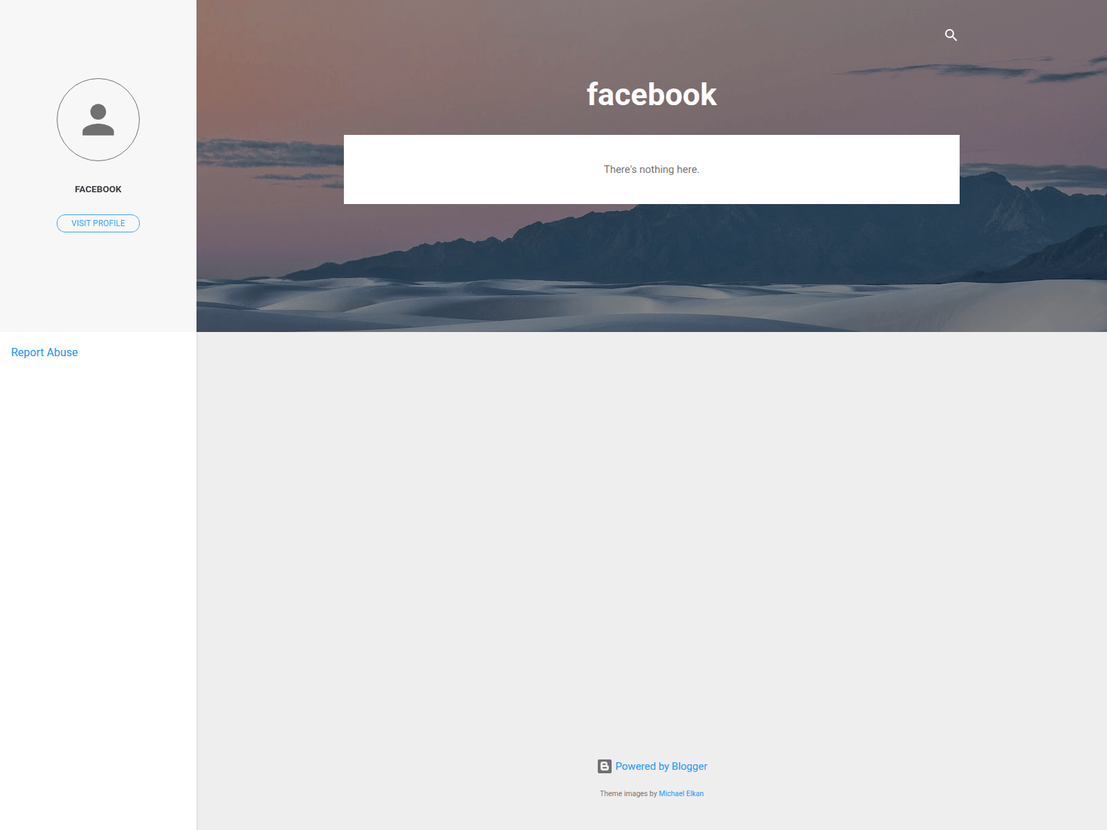 Screenshot of facebookloginpage2025.blogspot.com