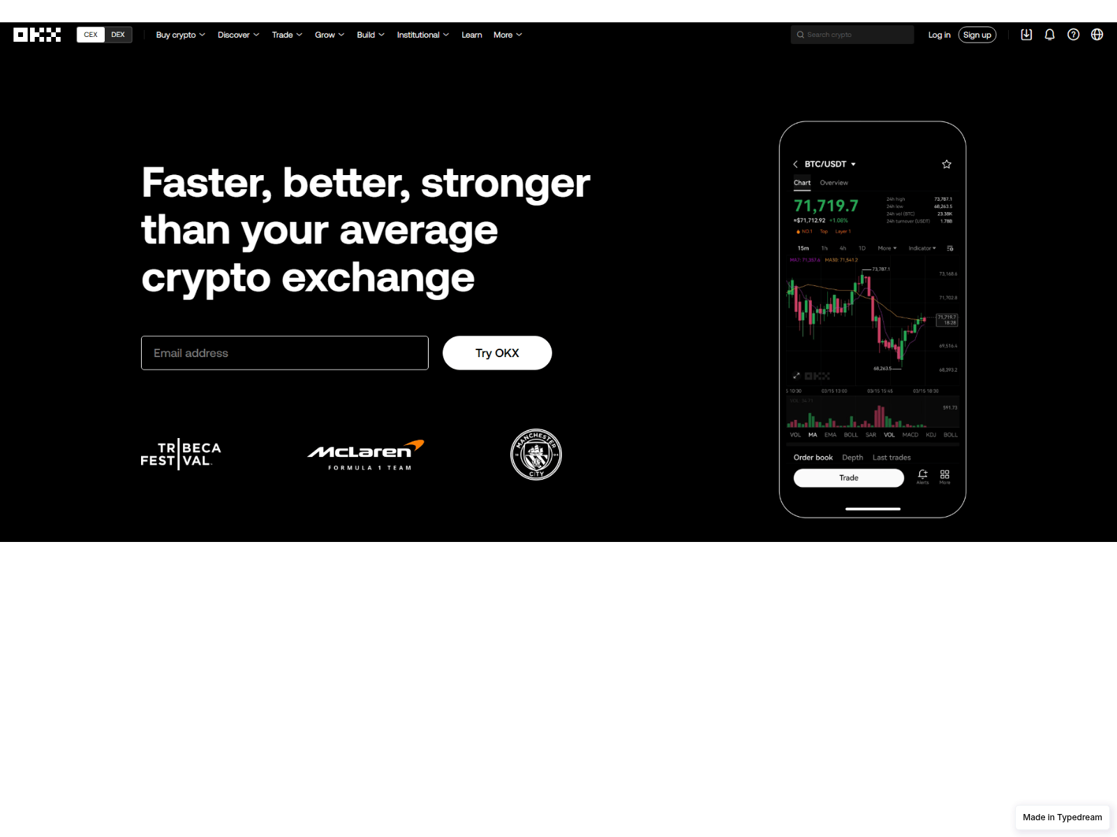 Screenshot of web-okex-wallet-en.typedream.app