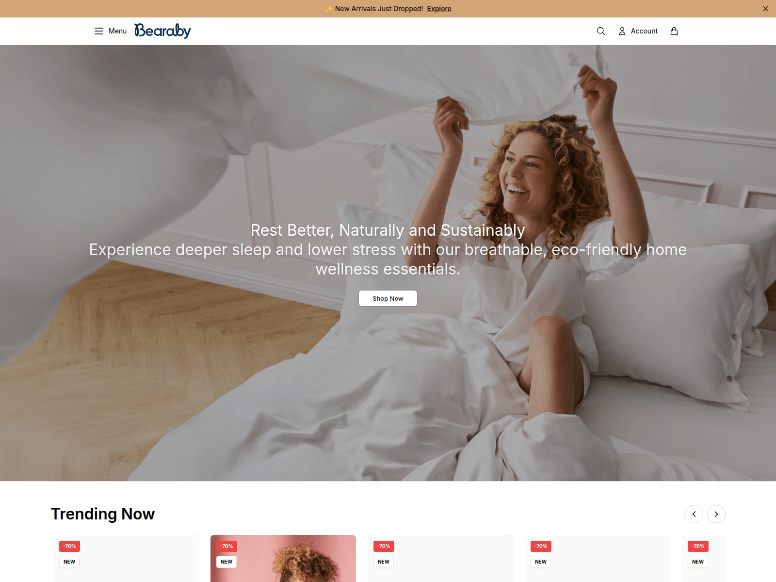 Captura de pantalla de beaby.shop