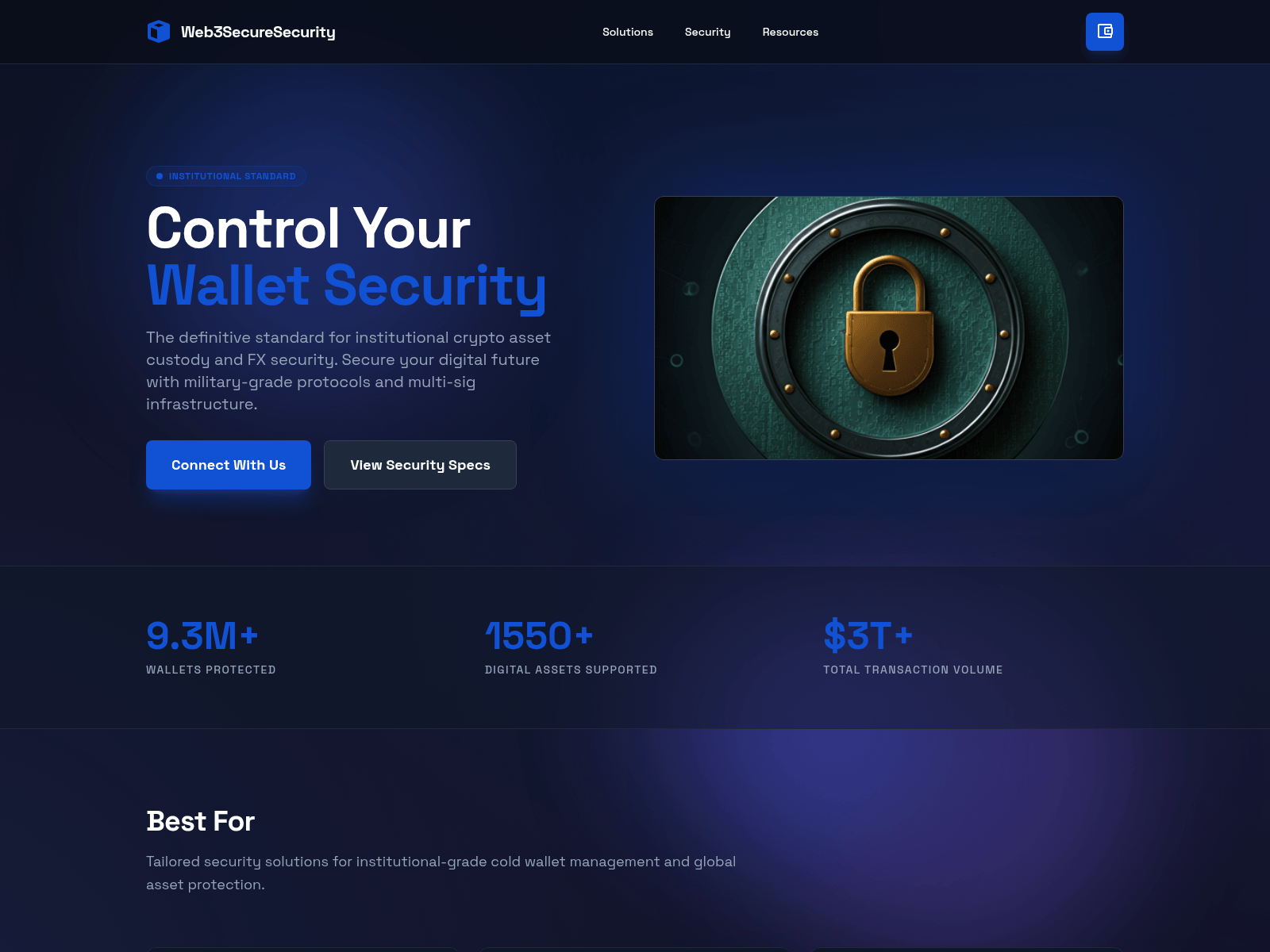 Screenshot of web3securesecurity.com