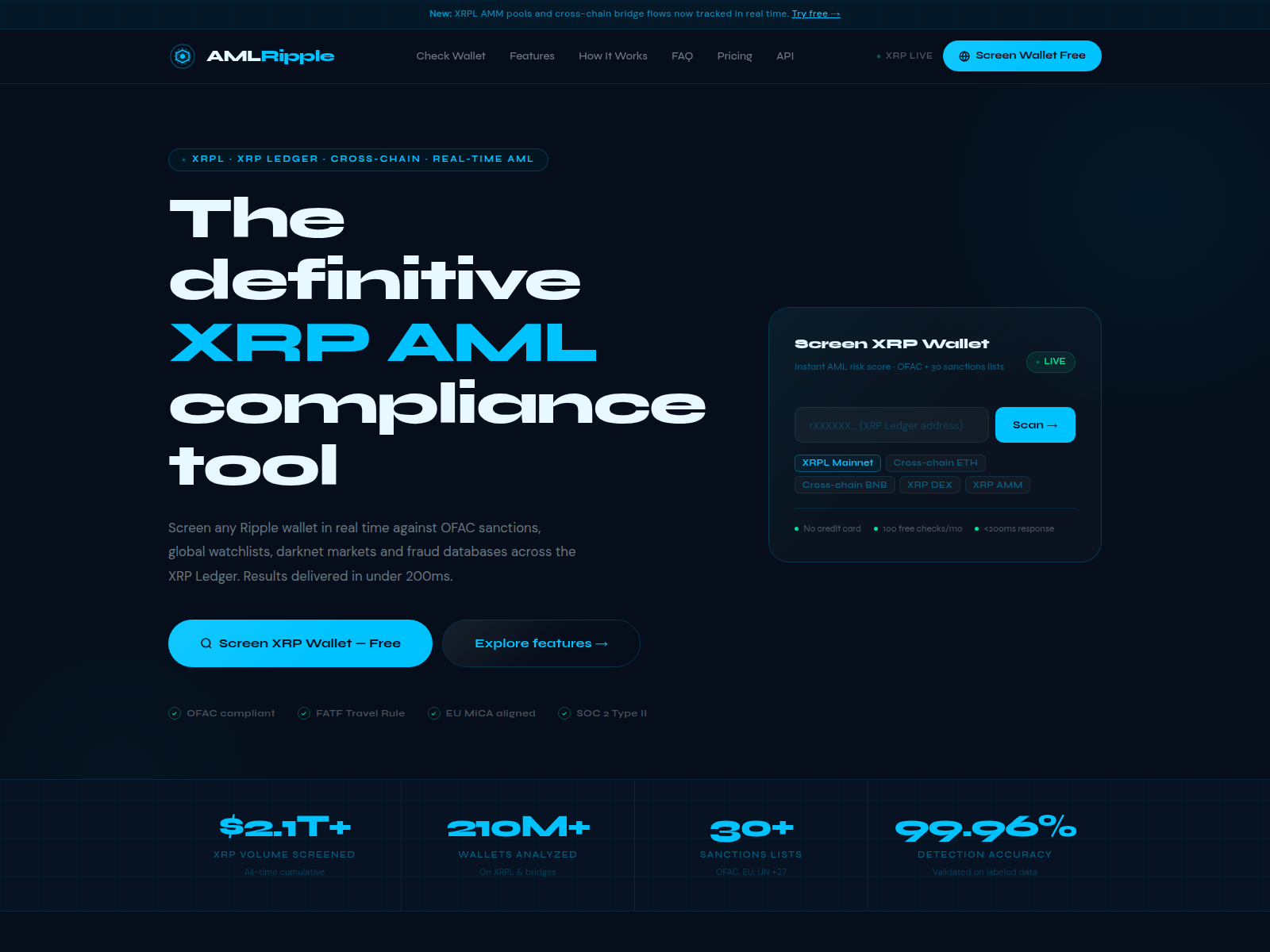 Screenshot of amlripple.xyz
