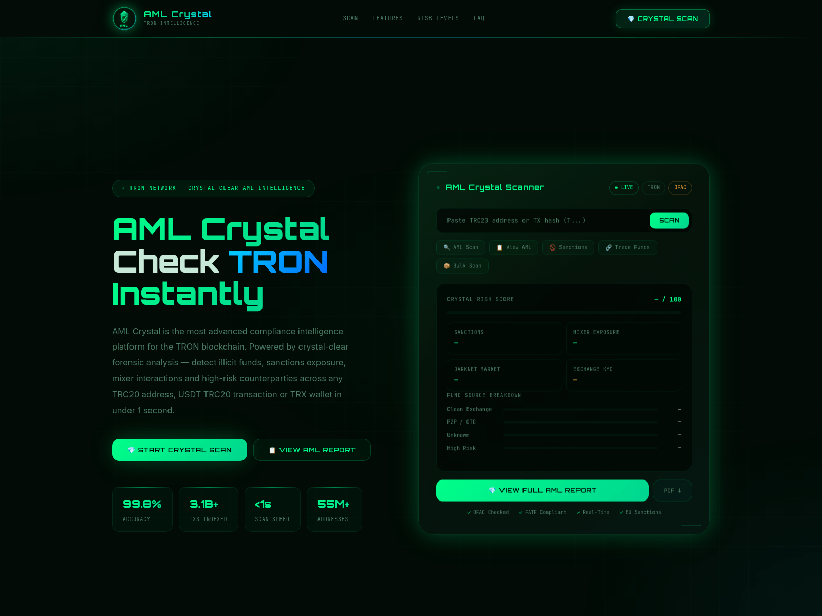 Screenshot of amlcrystal.org