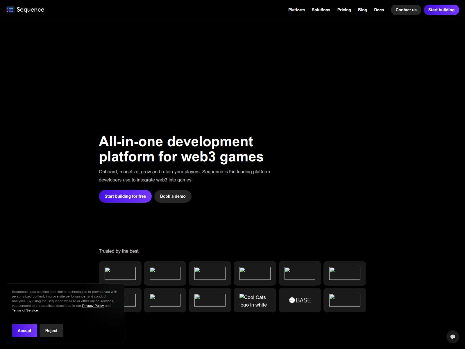 Screenshot of www-sequence-xyz.pages.dev