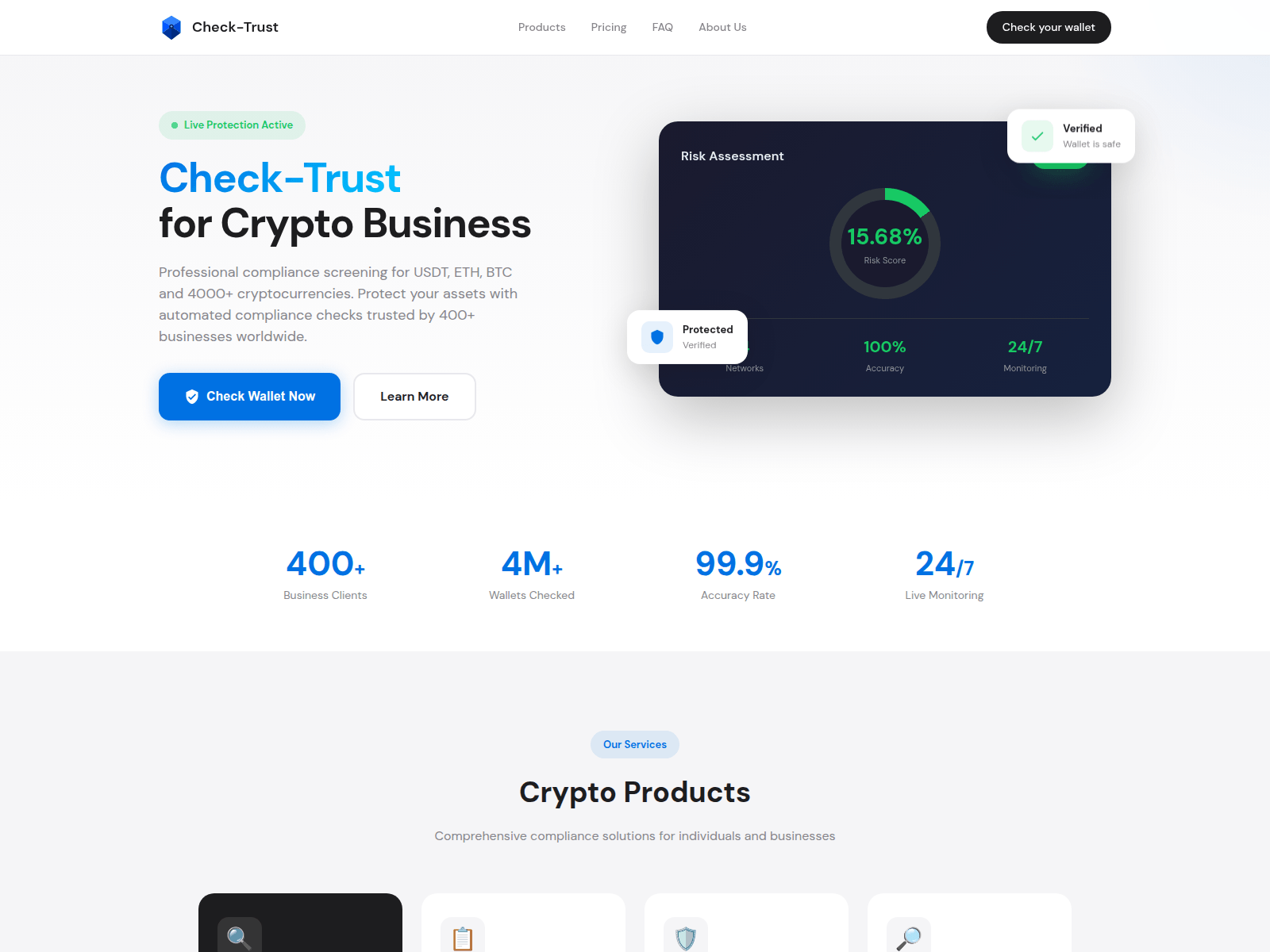 Screenshot of check-trust.net