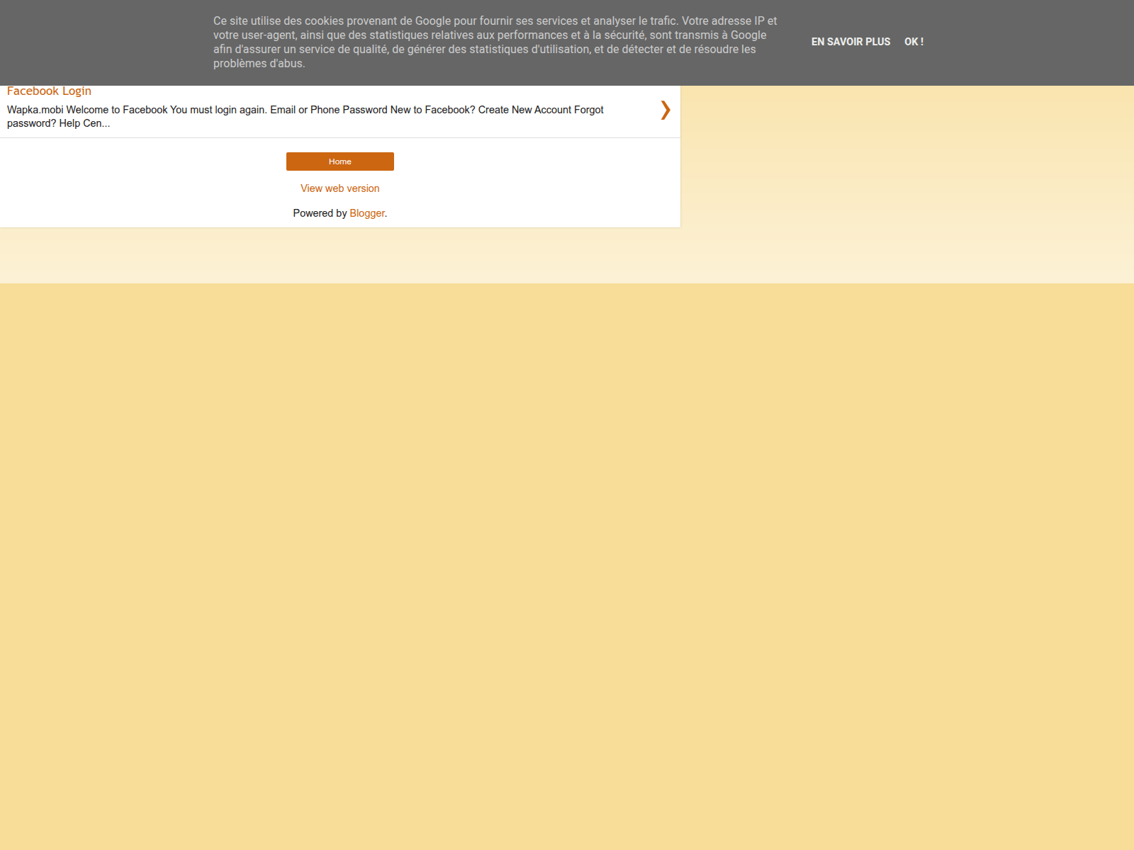 Screenshot of facebookuserlogin.blogspot.com