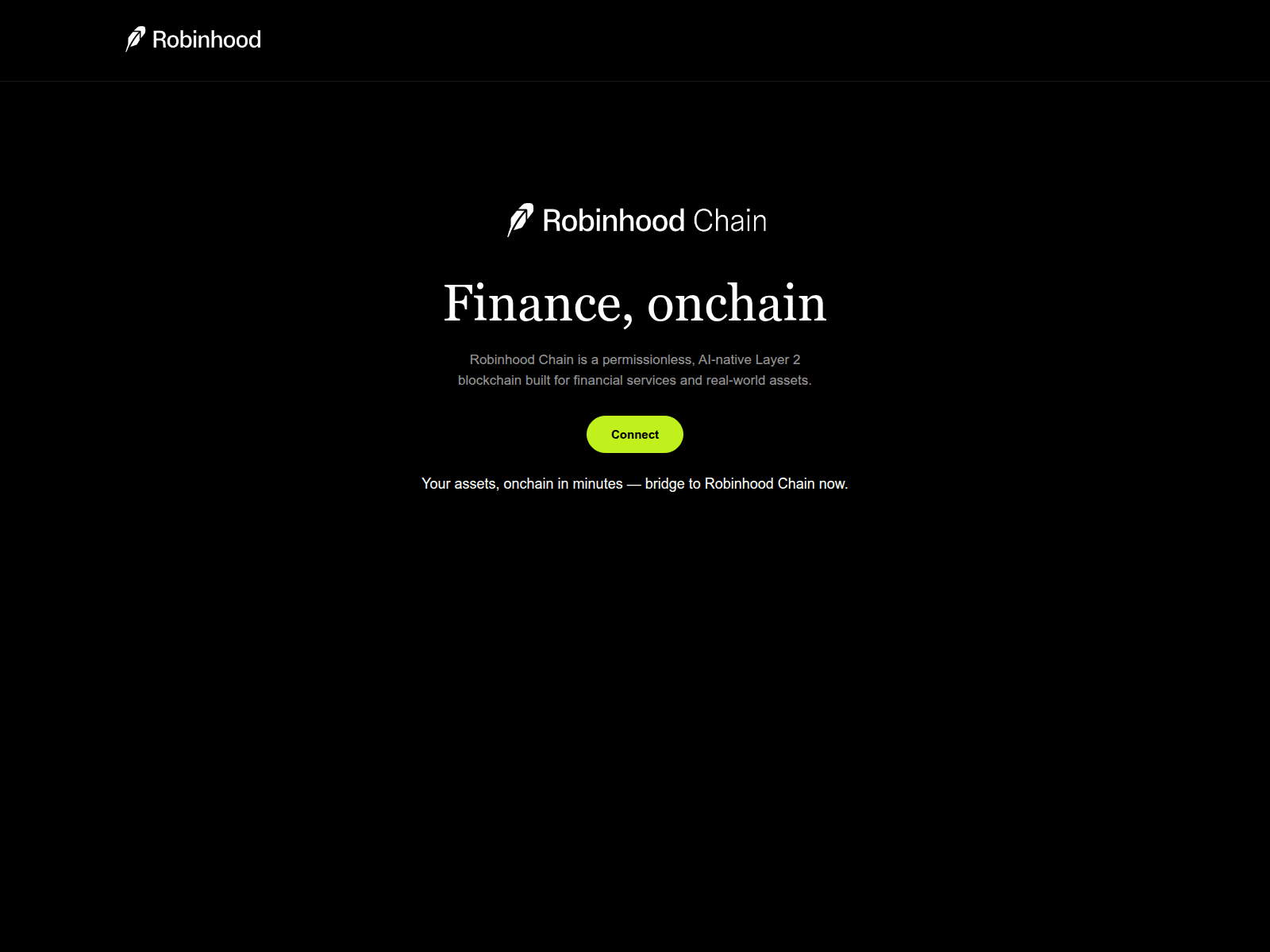 Screenshot of robin-hood-chain.com