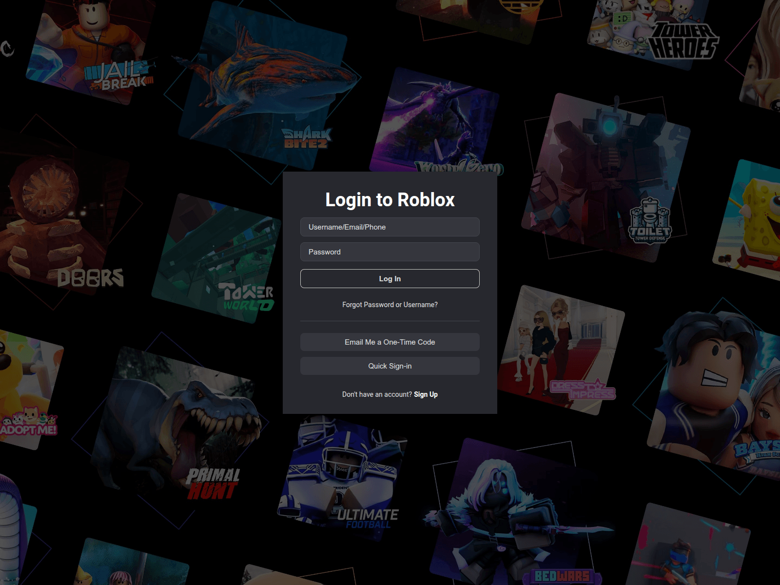 Screenshot of roblox-login-user.github.io