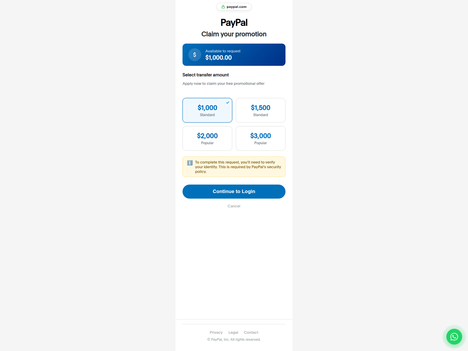 Screenshot of zerointerestpromo.com