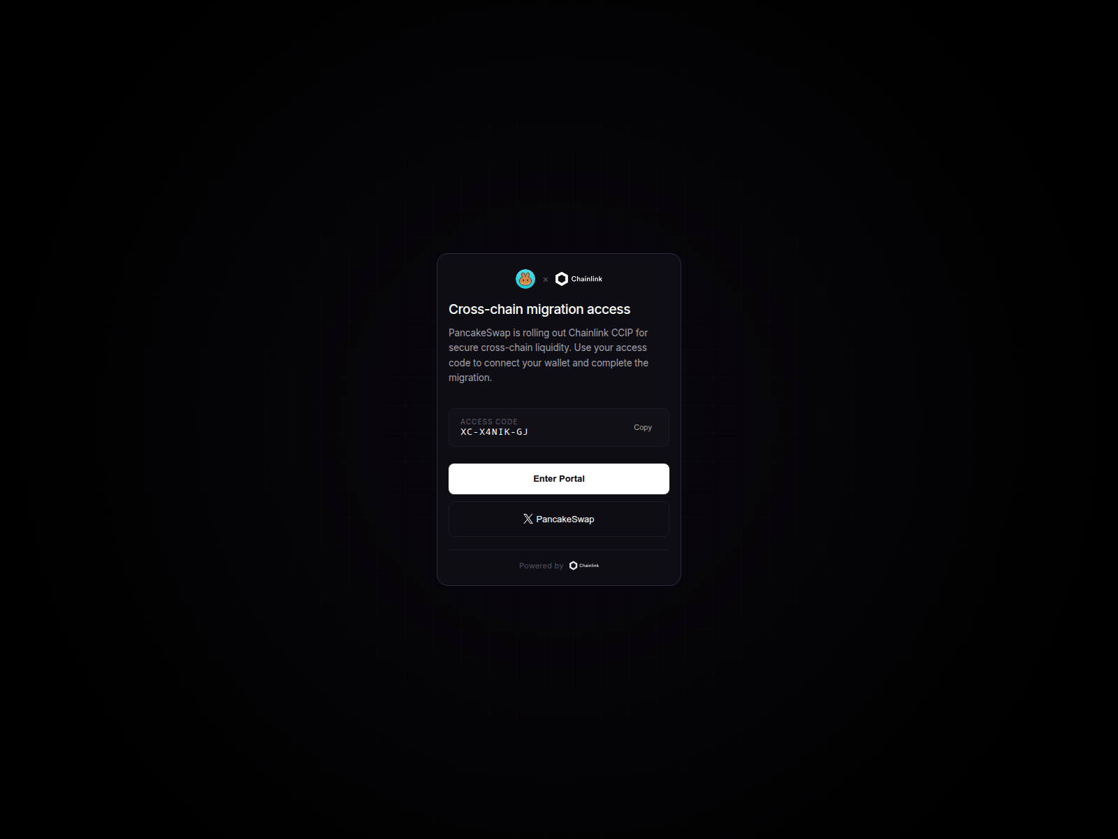 Screenshot von pcake-go.vercel.app