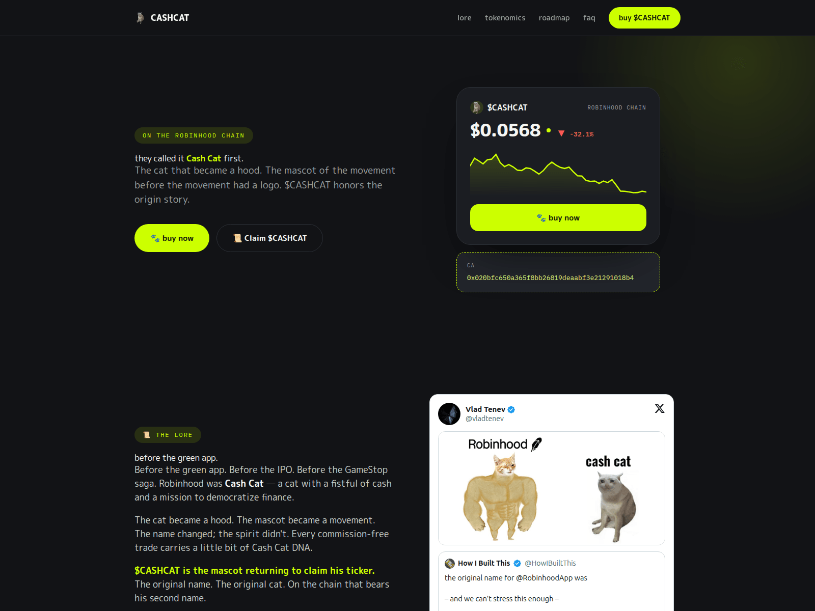 Screenshot of catscashclaim.xyz