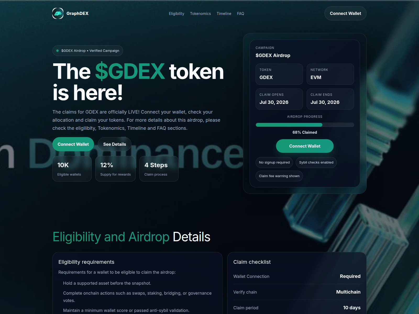 Screenshot of graphdex.live