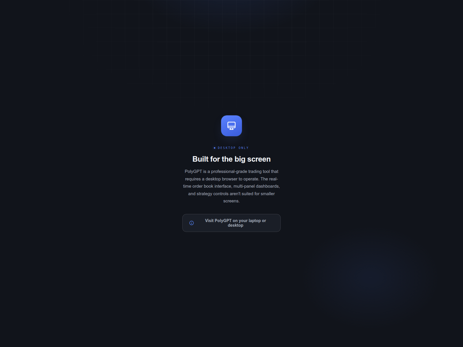 Screenshot of polygpt.info
