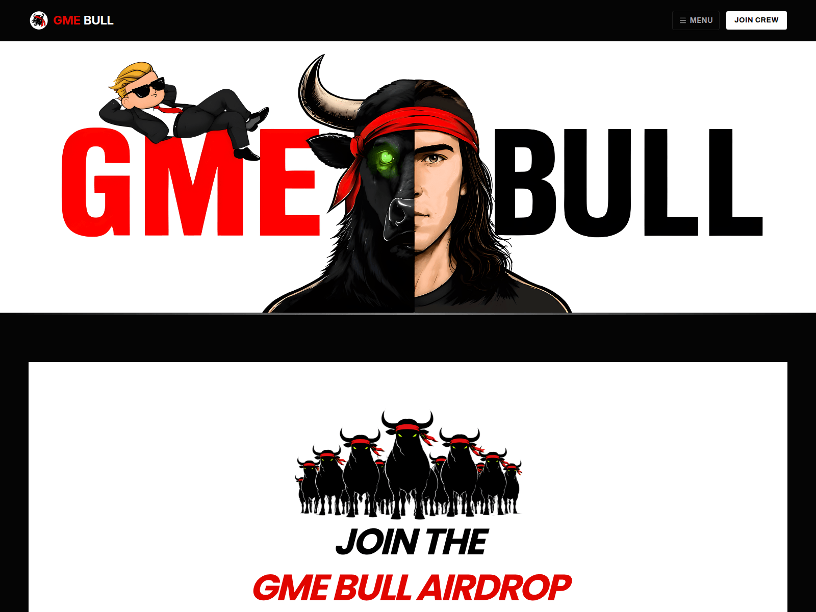 Screenshot of gmebull.insol.fun