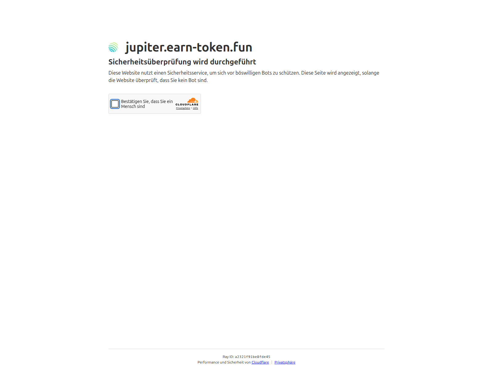 Screenshot of jupiter.earn-token.fun