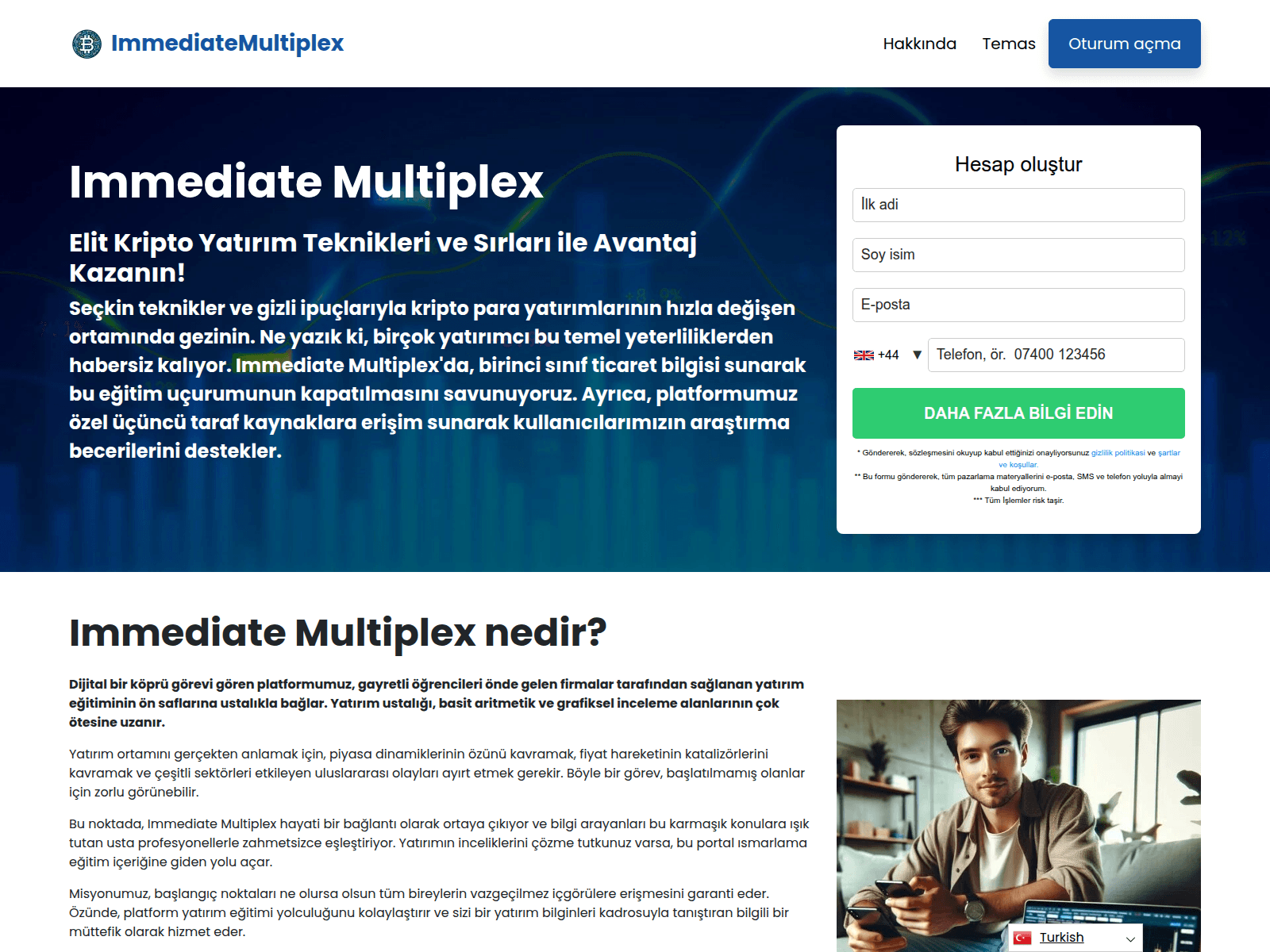 Screenshot of ai-bot-iplex.com