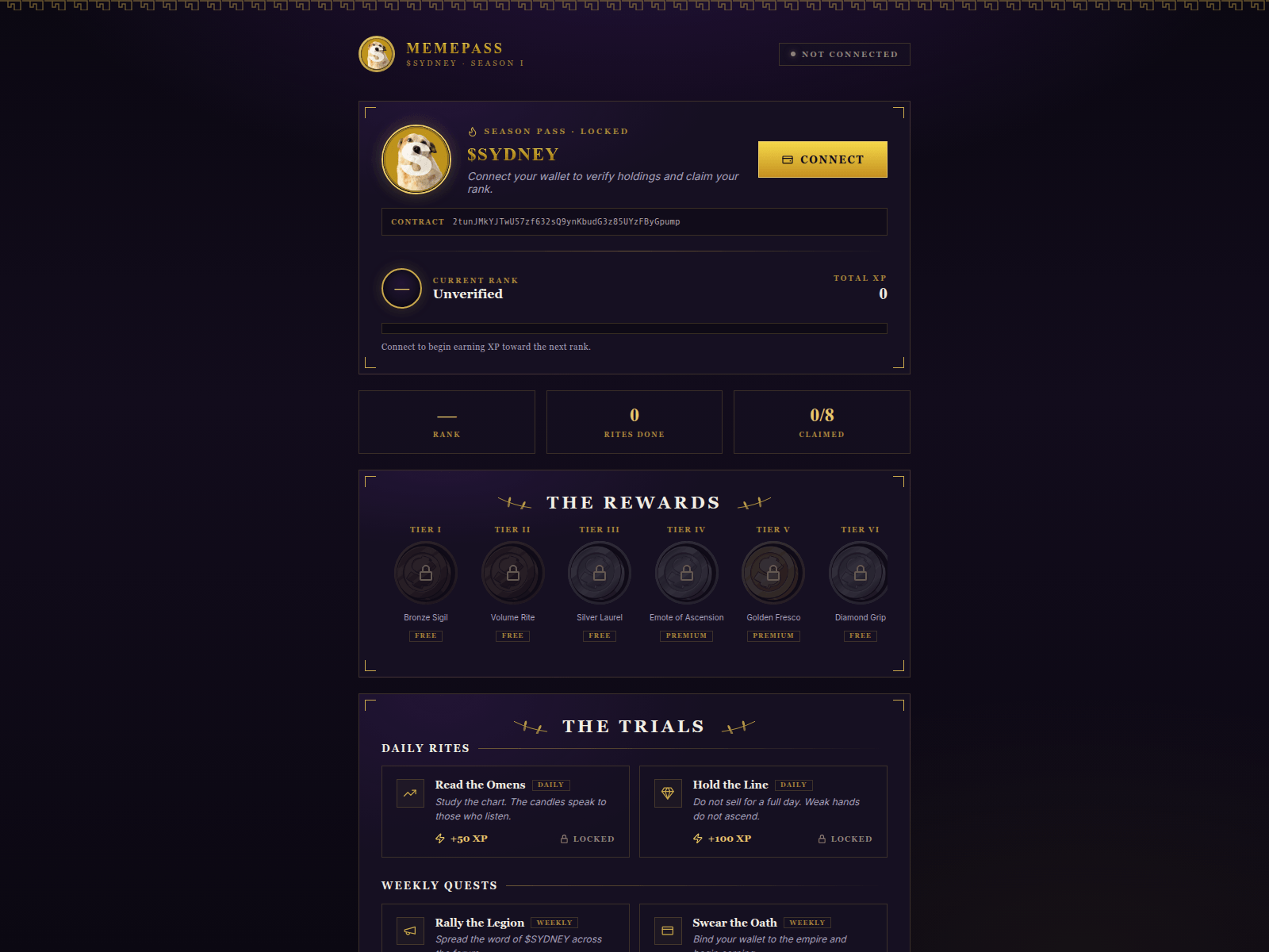 Screenshot of sydneytoken.lol