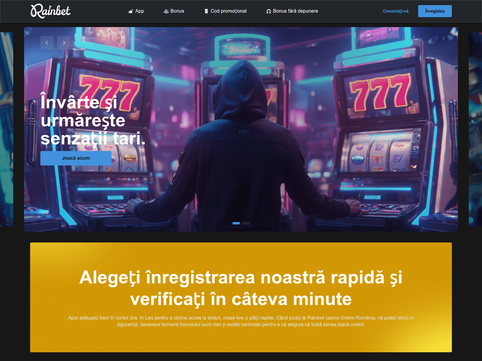 Screenshot of rainbet-ro.eu.com