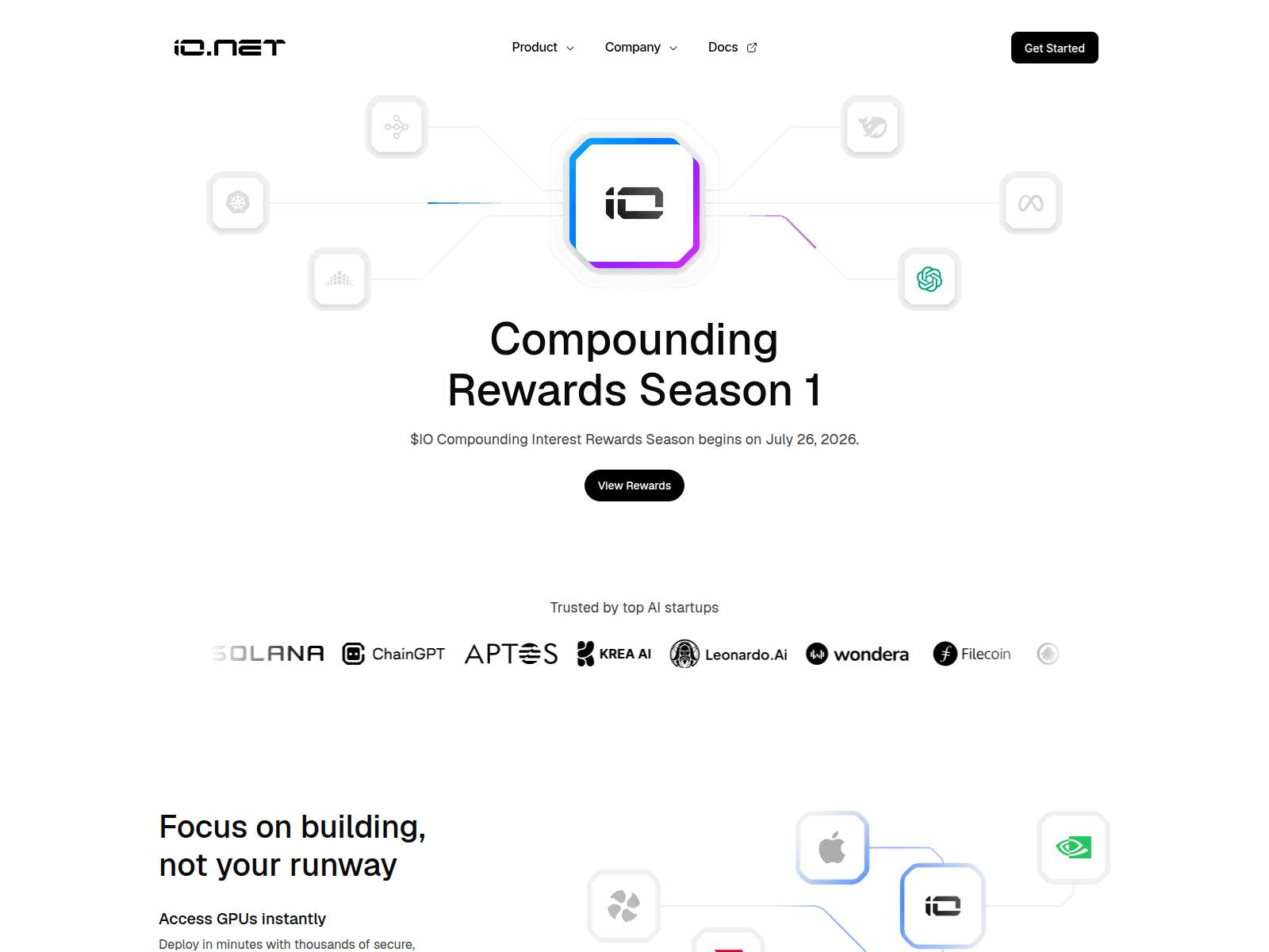 Screenshot of ionet.quest
