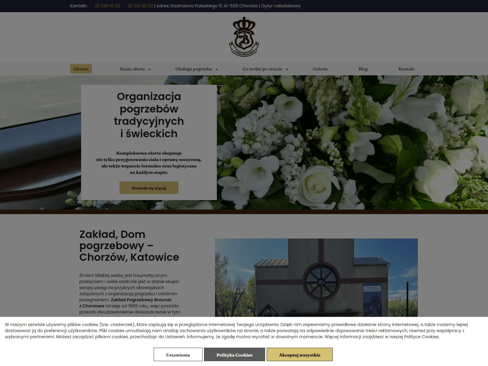 Screenshot of brauner.com.pl
